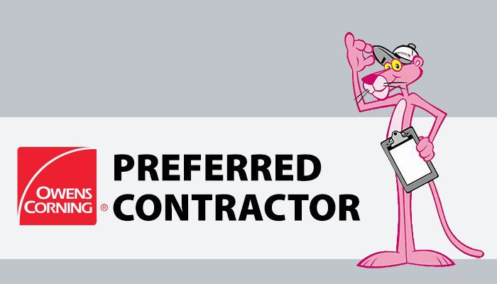 Owens Corning Preferred Contractor left