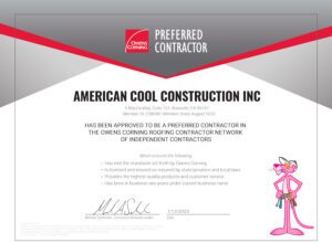PREFCERT American Cool Construction Inc CertificateA3022755 1